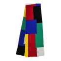 Men's Colorblocked Knit Scarf