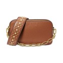 Small Double Zip Camera Chain Crossbody