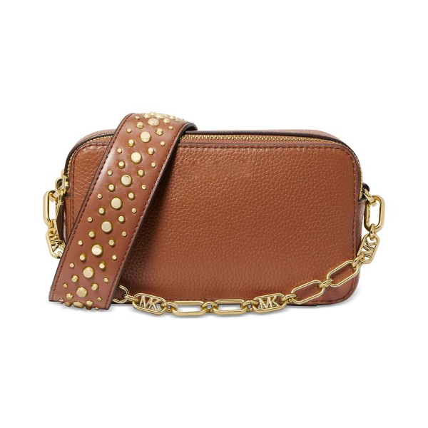 Small Double Zip Camera Chain Crossbody