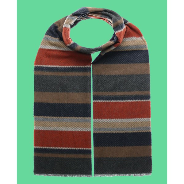 Men's Cashmink Herringbone Scarf