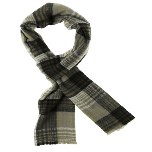 Men's Shadow Plaid Scarf