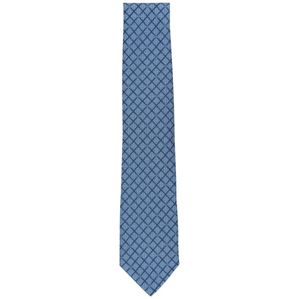 Elegant Grid Design Necktie for Men