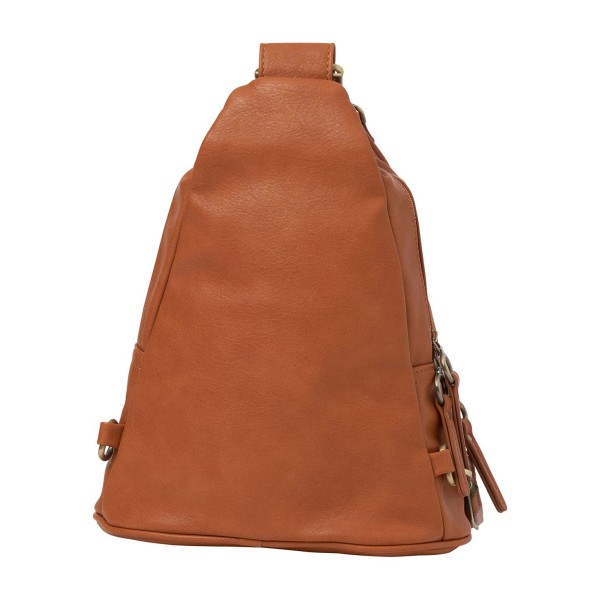 Faux Leather Sling Bag