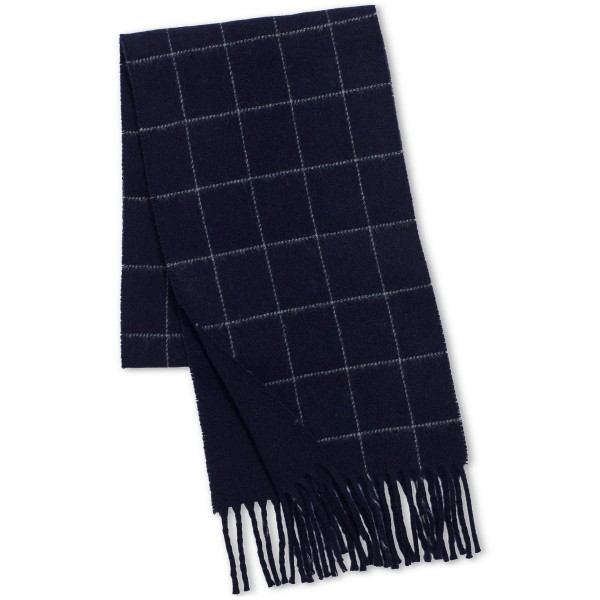 Men's Reversible Windowpane Scarf