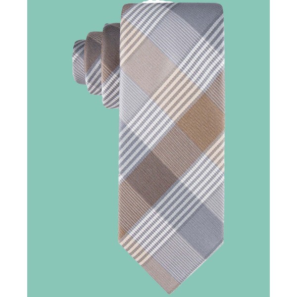 Men's Bold Block Check Tie