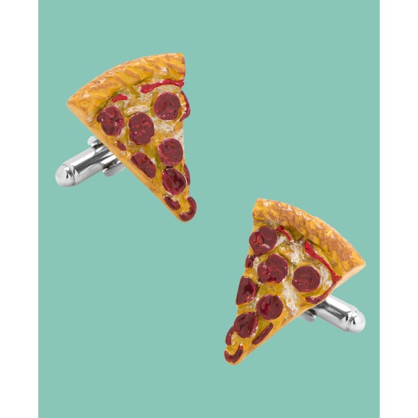 3D Pizza Slice Cufflinks