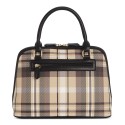 Plaid Dome Satchel