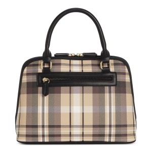 Plaid Dome Satchel...