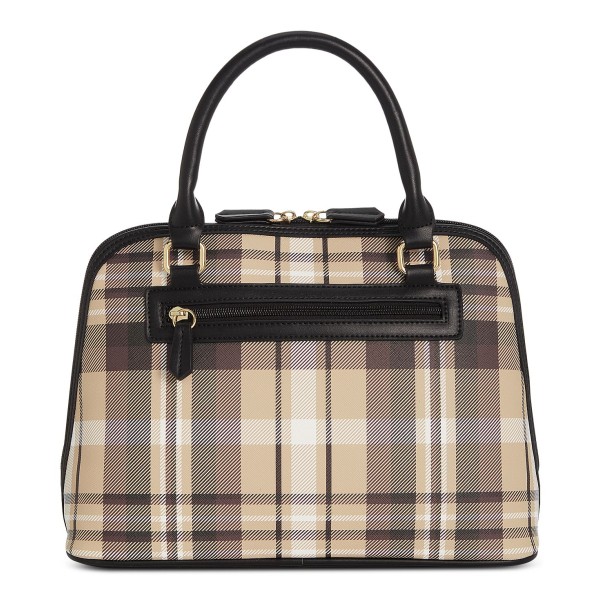 Plaid Dome Satchel