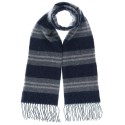 Men's Cashmere Horizontal Stripe Scarf