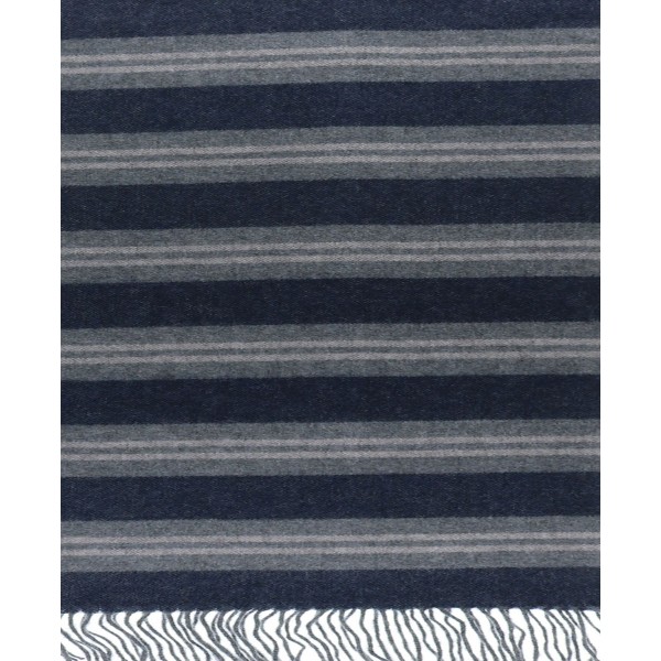 Men's Cashmere Horizontal Stripe Scarf