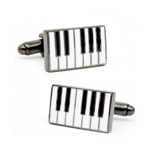 Enamel Piano Cufflin...