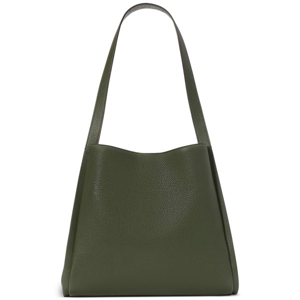 Pebbled Leather Large Shoulder Bag