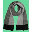 Men's Colorblock Embroidered Logo Scarf