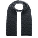 Men's Wool Blend Chevron Knit Scarf