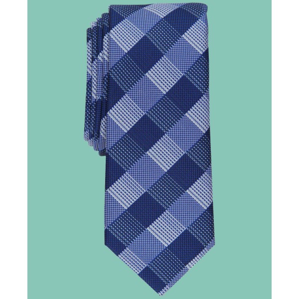 Men's Slim Plaid Tie