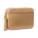 Medium Crocodile Embossed Leather Crossbody