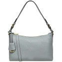 Women's Medium Leather Ziptop Shoulder Bag