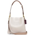 Pebble Leather Willow Bucket Bag with Convertible Straps