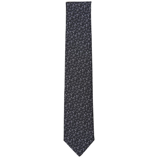 Elegant Blossom-Pattern Men's Tie