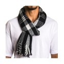 Men's Scarf Soft 80 Inch Long Warm Scarves Plaids Winter Shawl