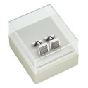 Men's Crosshatch Cufflinks