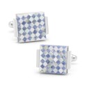 Floating of Checkered Cufflinks