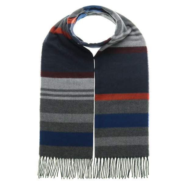 Men's Cashmink Block Stripe Scarf