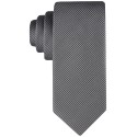 Men's Shiny Mini-Stripe Solid Tie